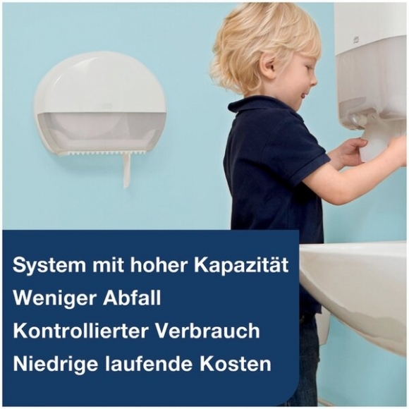Toilettenpapier Jumbo Mini Advanced 2-lagig weiß 170m