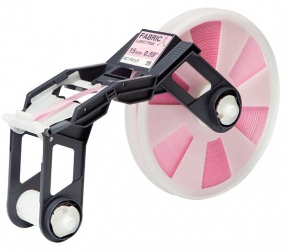 Textilband pink MC-FA1LP 15mm x 300m für Tape Creator TP-M5000N