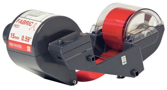 Textilfarbband rot RB-FA1RD 15mmx300m, für Tape Creator TP-M5000N