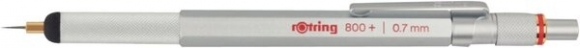 Rotring 800+ Feinminenstift 0,5mm u. Touchscreen-Stylus mattschwarz,