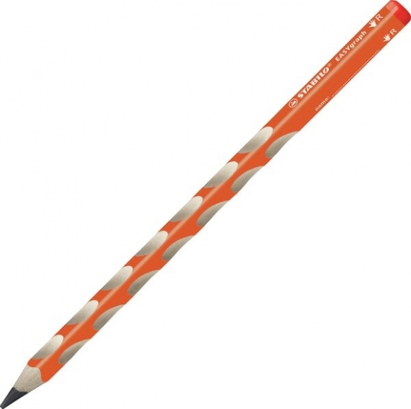 Bleistift EASYgraph orange HB für Rechtshänder