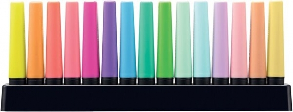 Textmarker Stabilo Boss Original 2-5mm Pastel 15er Etui