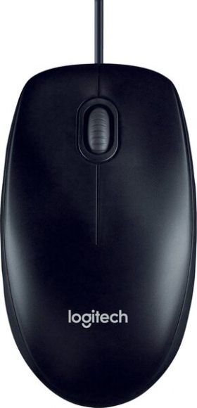 Kabelgebundene Mouse M90 schwarz, USB-Anschluss, für Rechts- und