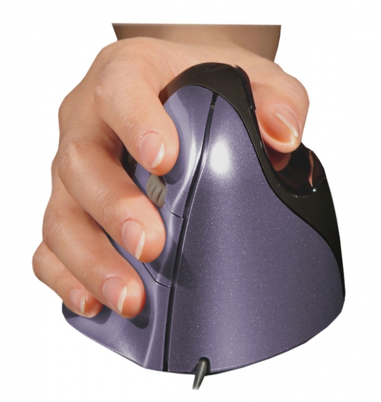 Die ergonomische Maus Evoluent4 für Rechtshänder Small. Für Hände die