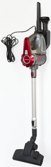 Handstaubsauger, 6 in 1, rot/silber, mit XL Kabel, ca. 1,2 kg, 360°
