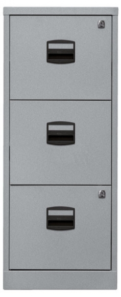 Hängeregistraturschrank PFA Einstiegsmodell, silber