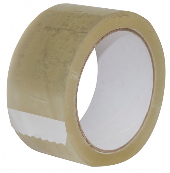 Packband 50 mm x 66 m, transparent leise abrollend, PP ,43 mic
