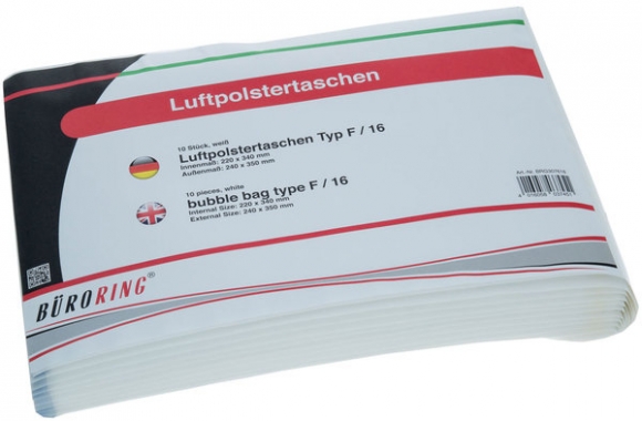 Luftpolstertasche F 16/F Innenmaß: 220x340mm weiß