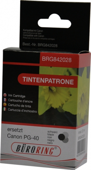 Tintenpatrone schwarz für Canon Pixma MP150,MP170,MP190,MP450,