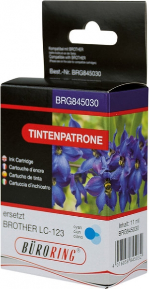 Tintenpatrone cyan für Brother, DCP-J132W, DCP-J152W, DCP-J172W,