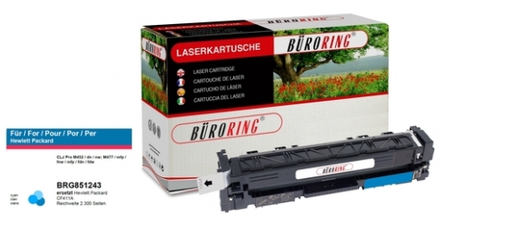 Toner Cartridge cyan, # CF411A für Color LaserJet Pro M452/452dn/