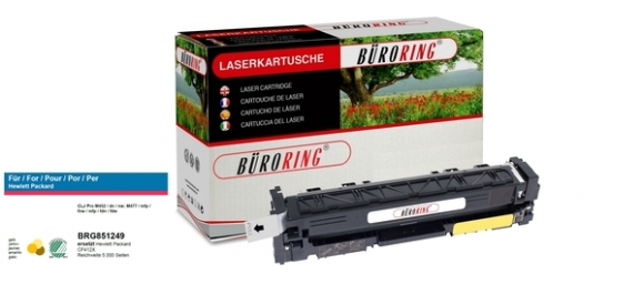 Toner Cartridge gelb, # CF412X für Color LaserJet Pro M452/452dn/