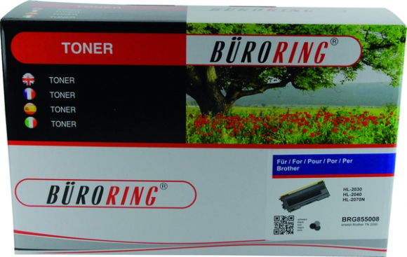 Toner schwarz für Brother HL-2030, 2040, 2070N, DCP-7010,