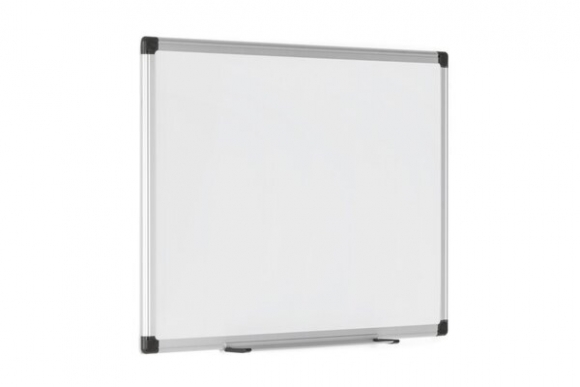 Whiteboard 60 x 45 cm mit Aluminiumrahmen, leicht gerasterte