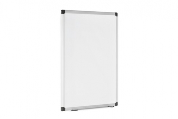 Whiteboard 60 x 45 cm mit Aluminiumrahmen, leicht gerasterte