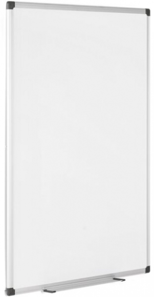 Whiteboard 90 x 60 cm mit Aluminiumrahmen, leicht gerasterte