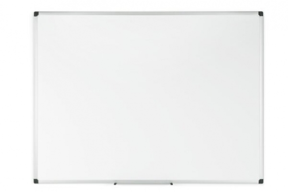 Whiteboard 120 x 90 cm mit Aluminiumrahmen, leicht gerasterte