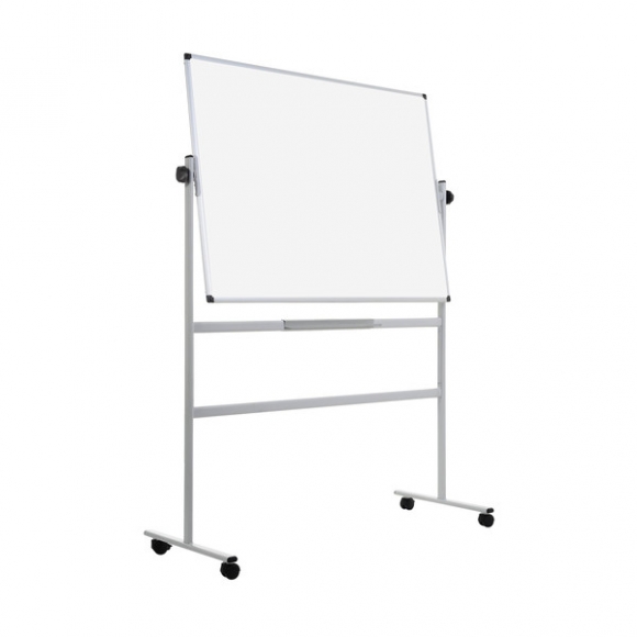 Whiteboard 120 x 120 cm mobil drehbare Tafel