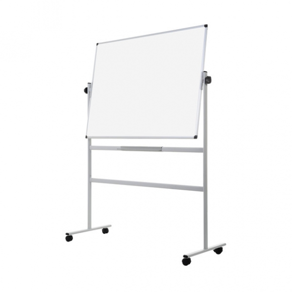 Whiteboard 120 x 120 cm mobil drehbare Tafel