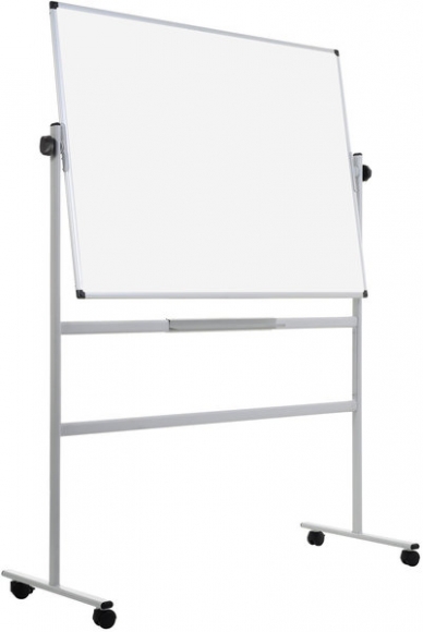 Whiteboard 150 x 100 cm mobil drehbare Tafel