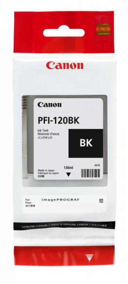 Tinte PFI-120BK, schwarz für iPF TM200, TM205, TM300, TM305