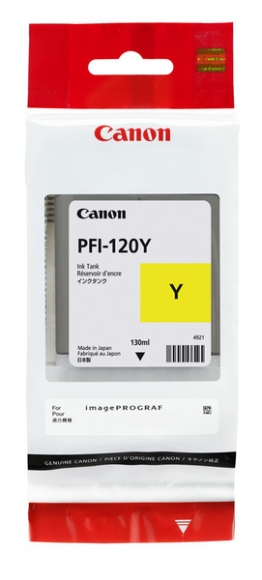 Tinte PFI-120Y, gelb für iPF TM200, TM205, TM300, TM305