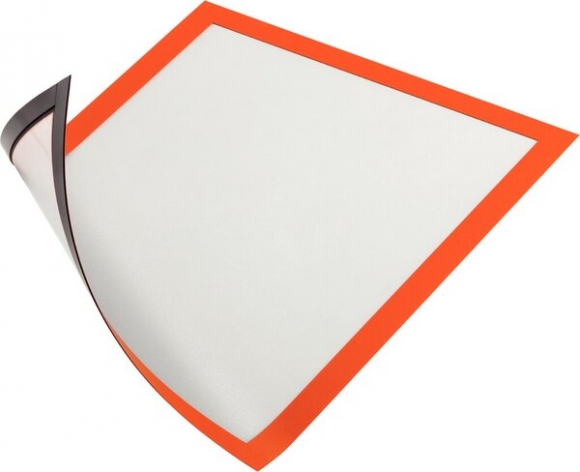 Duraframe Magnetic A4, orange, für schnelles Auswechseln von Infos