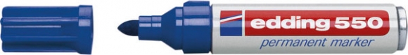 Permanentmarker Rundspitze 3-4mm blau nachfüllbar mit edding T25