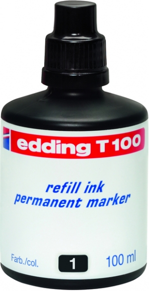 Nachfülltusche für Permanantmarker T100 100ml schwarz