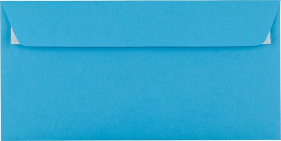 Briefumschlag C5/6 DL HK intensiv-blau 100g 229x114mm