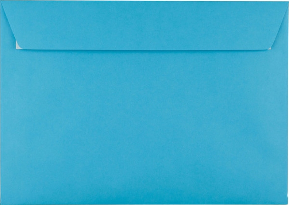 Briefumschlag C4 HK 120g intensiv-blau 324x229mm