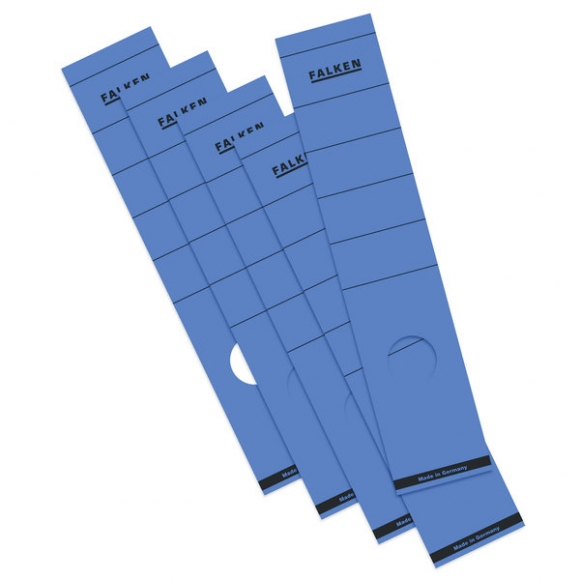 Rückenschilder lang/breit blau 60x290mm 10 Stück