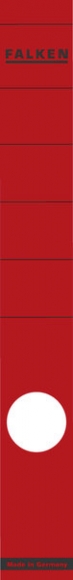 Rückenschilder lang/schmal rot 36x290mm 10 Stück