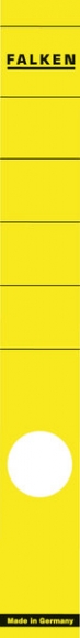Rückenschilder lang/schmal gelb 36x290mm 10 Stück