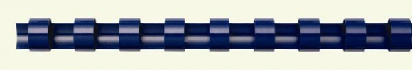 Plastikbinderücken 8 mm blau für 21-40 Blatt