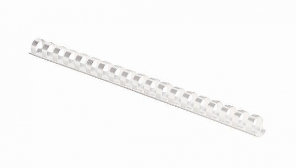 Plastikbinderücken 12 mm weiss für 56-80 Blatt