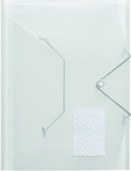 Jumbo Eckspanner-Sammelmappe farblos matt transparent