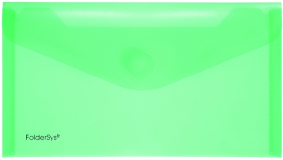 PP-Umschlag LangDIN grün transparent