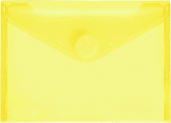 PP-Umschlag A6quer gelb transparent