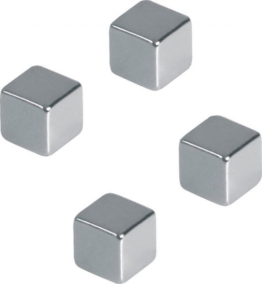 Würfelmagnet, silber, Tragkraft: 3 kg, 10 x 10 x 10mm