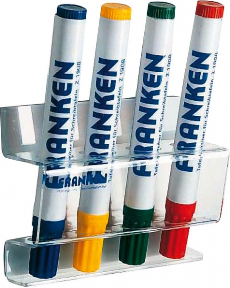 Whiteboardmarker-Halter # Z1981 für 4 Boardmarker, Acryl