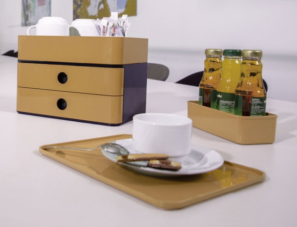 Smart-Box Plus Allison, 2 Schübe und Utensilienbox, caramel brown