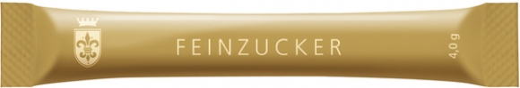 Hellma Zuckersticks Goldlinie 750x4g Feinzucker