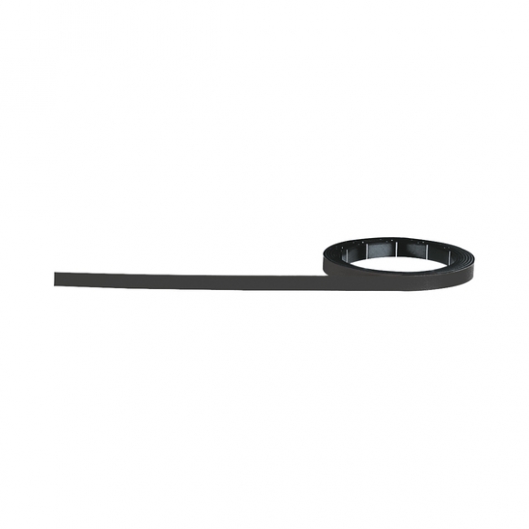 Magnetoflexband 1000x5mm schwarz zuschneidbar, beschriftbar