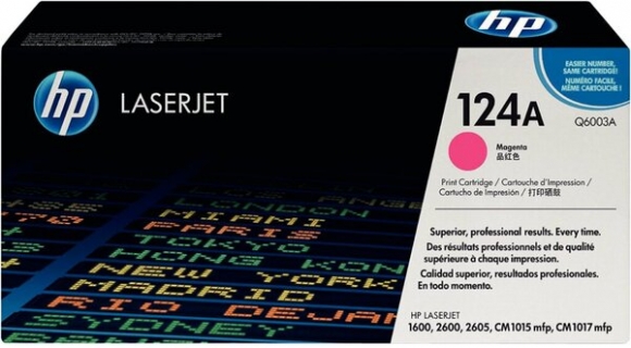 Toner Cartridge 124A magenta für Color LaserJet 1600, 2600n, 2605,