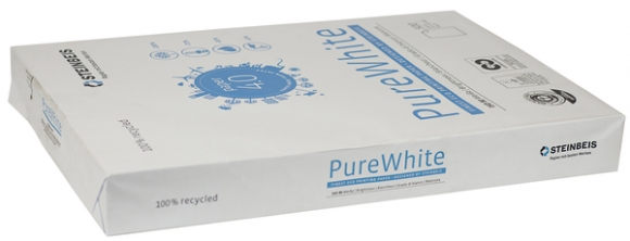 Steinbeis Pure White Kopierpapier A3 80g 90er weiße Recycling Papier