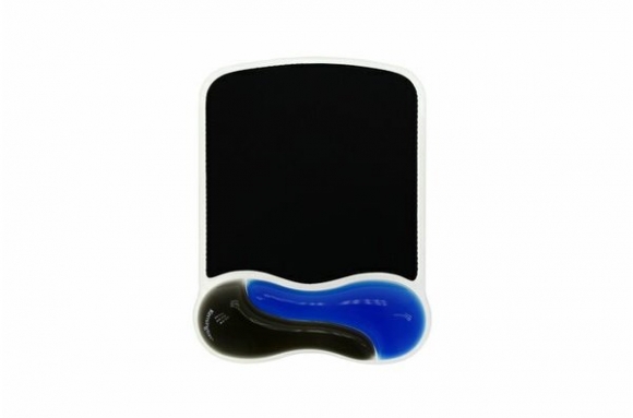 Duo Gel-Mauspad, blau/rauch, mit spezieller Handgelenkauflage
