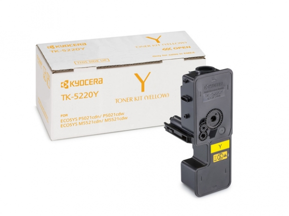 Toner-Kit TK-5220Y gelb für ECOSYS P5021cdn, 5021cdw, M5521cdn,