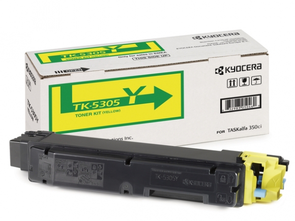 Toner TK-5305Y gelb für Taskalfa 350ci, inkl. Resttonerbehälter