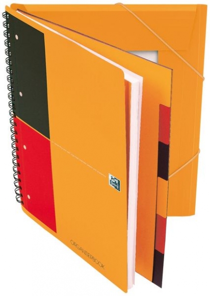 Oxford International Organisierbook A4+, liniert, 80 Blatt, 80g/qm,